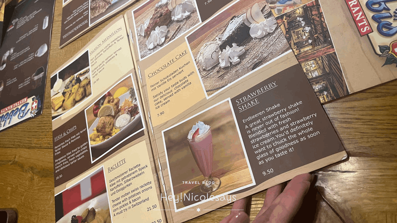 Bebbis Restaurant Menu