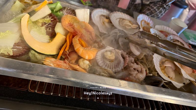 夏威夷烤扇貝하와이조개 海鮮湯