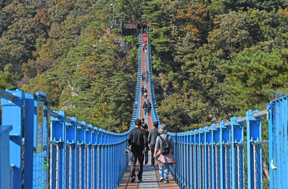 首爾近郊一日遊推薦- 小金山懸索吊